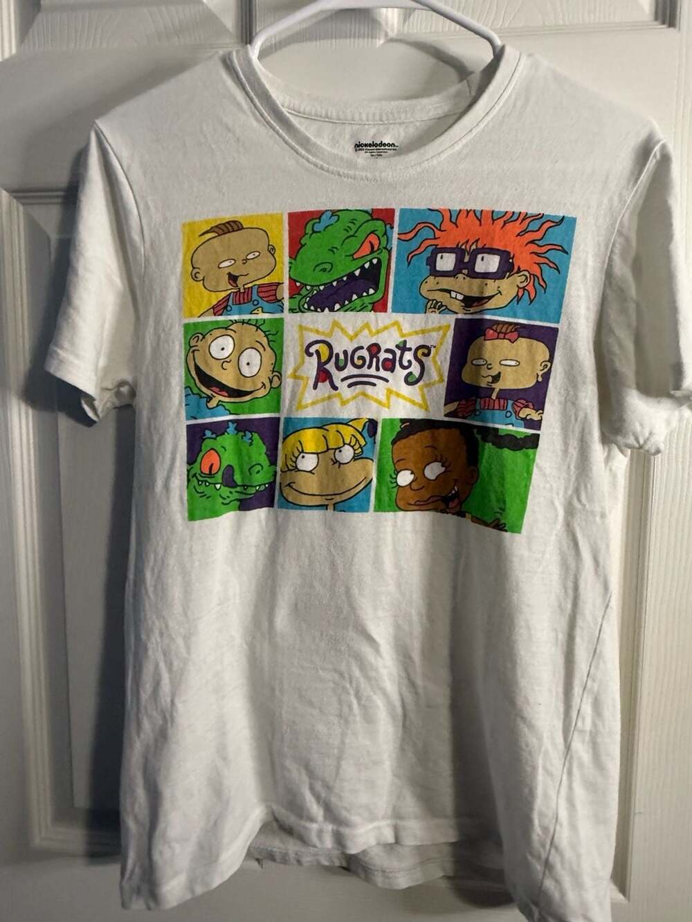 Nickelodeon Rugrats Character Panel White T-Shirt Medium